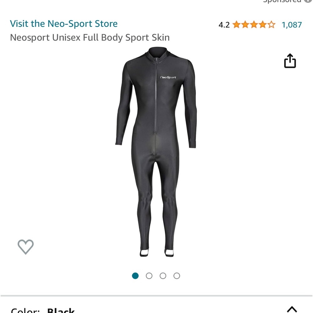 Neosport unisex wetsuit medium